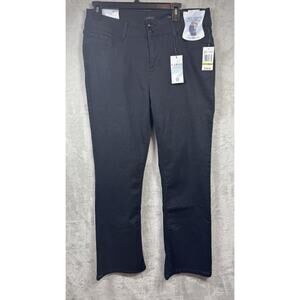 CURVE APPEAL NEW Women Jeans 14/32 Black Curve Creator High Rise Boot Stretch